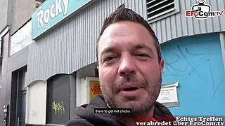 Deutsche milf with big tits sets up real sex date craving bareback action