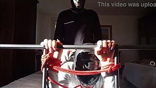 Laura On Heels Sexy Milf Bondage Fucking In High Heels Stockings With Cum On Tits