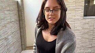 Reluctant Stepmommy's Dirty Secret With Ball Licking Blowjob And Cumshot Facial