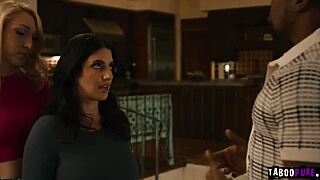 Hey, Sarah Arabic and Lily Labeau let Sarah's husband Isiah Maxwell fuck them both so he signs the divorce papers in this wild threesome