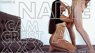 Cam Crest Cums On Nadie As Sweet Ass Free With Tight Pussy Spitting