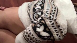 Cute wife gets fucked in hotel elevator!