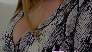 Asian Milf POV Dicksucking and Gives Titjob with Oiled Fake Tits and Closeup Sucking on Big Cock