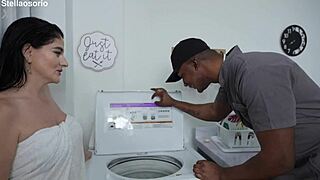 i fuck technician with monster black cock who cums on tits