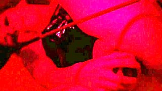 Redhead milf indulges in bdsm with pussy fucking and ass fingering solo.