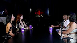 I watch the naughty interview full of debauchery with Maria Bittencourt and Negro Top Oficial featuring Thaisa Redvelvet and Tifany Rocha in Porn Cast Brazil part 3 on Sheer Red.