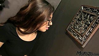 Young 18+ amateur enjoys sucking a big dick but what about daddy watching?