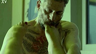 Your mouth fits my soles perfectly - choke on them while I footjob your cock!