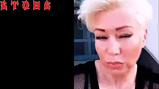 Oh, come enjoy these sexy granny blowjob close-ups with the girl next door in lingerie teasing her natural tits!