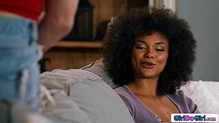 Do Lesbian Roommates Really End Up Licking A Big Tit Milf Psychic's Pussy In The Dorm?