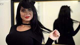 oh wow, this mature milf gives passionate blowjob with cum in mouth and ball licking at home. she sucks lovers cock with fetish tongue action and cumshot.