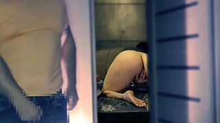 Pumpkin Ass Halloween Jerk Off with Brunette Milf Showing Big Asshole and Feet in Solo Action