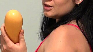 Milf Stretches Hairy Asshole With Large Dildo In Homemade Solo Session