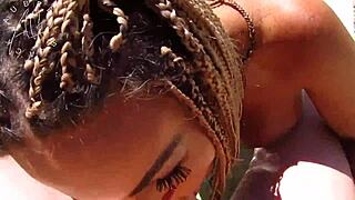 Hey landlord Aubrey Black here I'll suck your big cock deepthroat style and swallow to cover my rent by the pool.