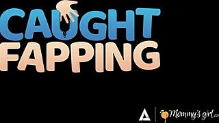 I caught petite 18+ patient Liz Jordan masturbating in the exam room as her milf doctor