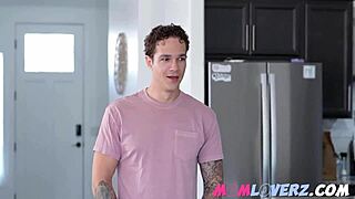 Milf explores cheating idea with her stepson in taboo reality sex encounter