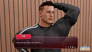 ep2 flirty emma works out in gym with yoga moves - sex coach hot yoga