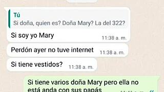 Chat con doña mary y me manda videos bailando desnuda
