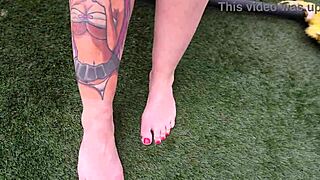 My step-son rubbed lotion on my tatts then he fucked me with blowjob in pov