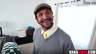 Having a casual threesome hangout with my step granny and step grandpa