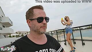 Lynna Nilsson Pisses In Guy's Mouth Before Hardcore Beach Fuck And Cum In Mouth