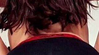 Doña Mary, you sent another WhatsApp, so I filmed under your dress and we hooked up?