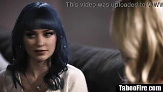 Oh man, this lesbian girl is cheating on her gf with the milf landlord 😏