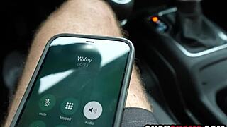 cuck hubby spies on blonde wife cheating with blowjob and fucking in mature milf reality.