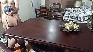 I LOVE SUCKING my STEPBROTHER'S COCK when parents are home - full Spanish taboo thrill!