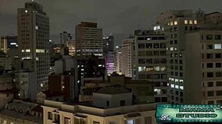 In a wild halloween twist the brazilian milf mama noel gets into public street sex for free.