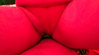 Pov fucking my big-ass stepmother in bedroom with costumes for first time