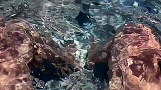 Artemisia Love's intriguing pussy fingering session in the jacuzzi pov style