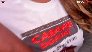 In this wild scene the Brazilian milf gets collared as her lover dominates with his huge black cock in anal action.