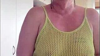 Kiwi milf slut squirts wildly for master before creampie fuck close-up!