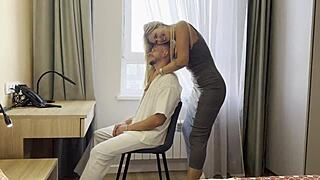 Secretary fucks boss on business trip hot boss secretary sex caught on camera 😈