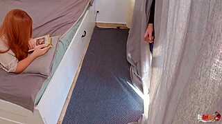 i jerked off in front of my stepmother so she sucked my dick and let me fuck her wet pussy until creampie.