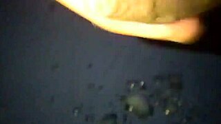 subtle horny milf masturbates to cum shoot from anal massage milking her tits