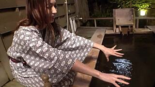 In this exclusive video, a beautiful Japanese milf with big natural tits appears in a curvy and sexy outdoor scene