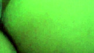 Amateur Latina Milf Takes Double Penetration With Dildo And Cock In Bed Gaping Asshole