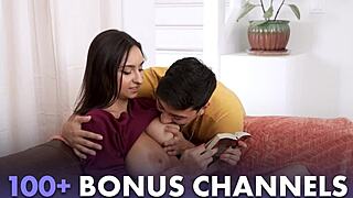 Stepson fucks beautiful stepmother in kitchen interview! How does she handle that teasing doggystyle?