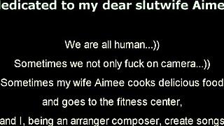 Wife as webmodel dances lap dance in cowgirl and doggystyle riding with deepthroat and blonde boobs close up