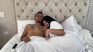 hey, this big ass latina gets so horny she fucks her friend hard