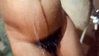 newly married pregnant bhabhi indulges in a relaxing solo bath with gentle self-care