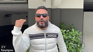 trailer shows brazilian milf bent over for big cock blowjob