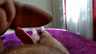 Hey, my personal whore and beloved wife Aimee gives closeup blowjob and cowgirl riding with bouncing big tits