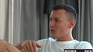 Hot Stepmom Veronica Leal Role Plays with Stepson to Spark Cock Thirsty Jealousy and Creampie!