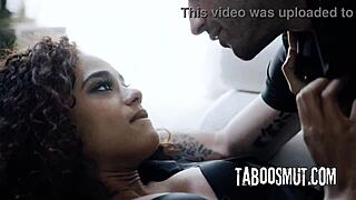 cheating ebony milf starts secret sex affair with curly-haired delivery boy in hardcore reality encounter