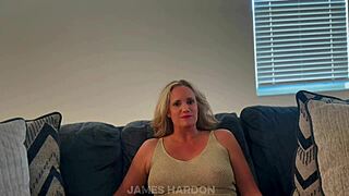 Hey, are you ready for this hot blonde gilf breeding session with james hardon's interracial bbc action?