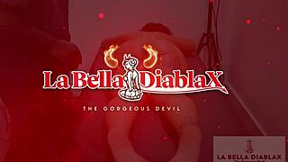 labelladx gives creampie massage quickie. labelladiablax takes big black cock in wet pussy with blowjob and missionary fucking.