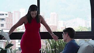 hot milf riding her husband with juicy licks and bent over doggystyle